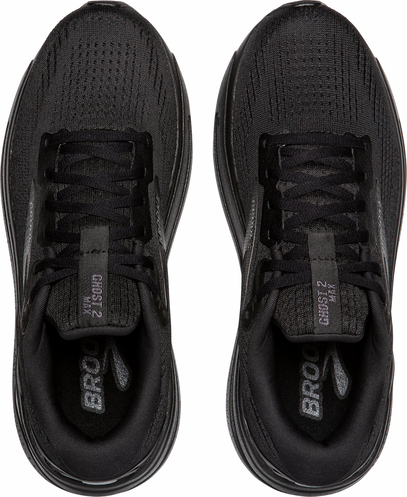 Brooks Ghost Max 2 Womens Running Shoes - Black Training Sneakers
