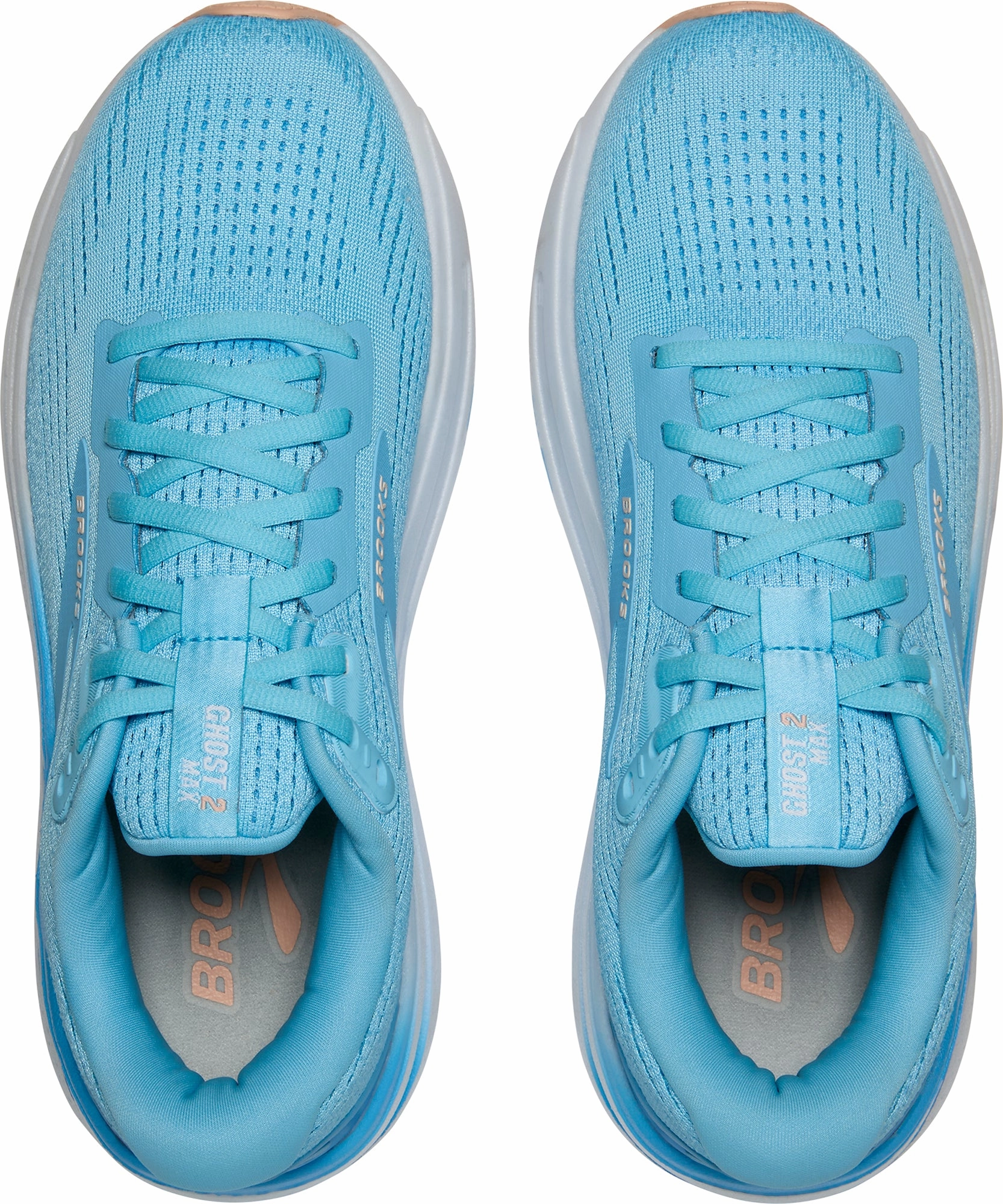 Brooks Ghost Max 2 Womens Running Shoes - Blue Training Sneakers
