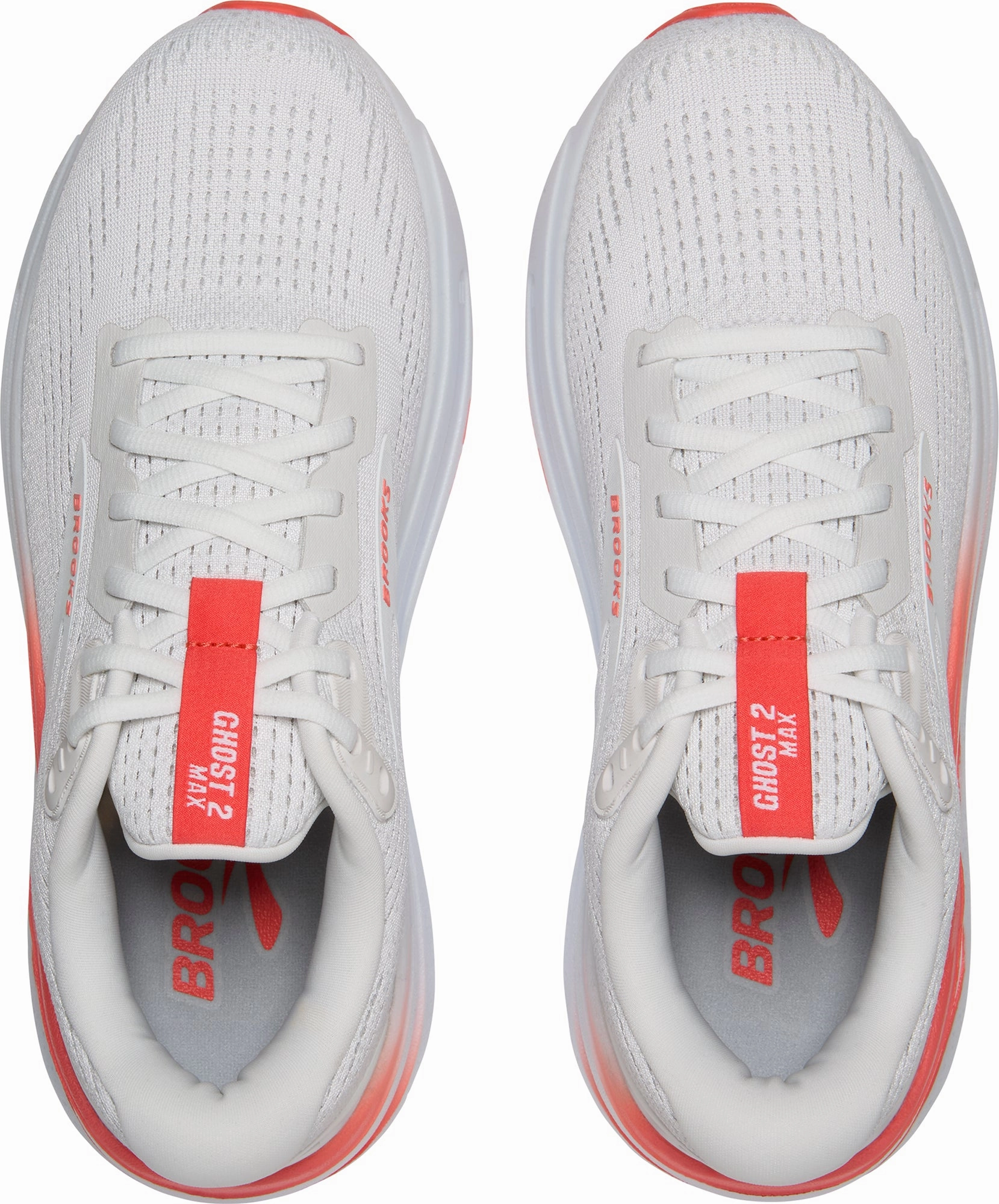 Brooks Ghost Max 2 Womens Running Shoes - White Distance Runners
