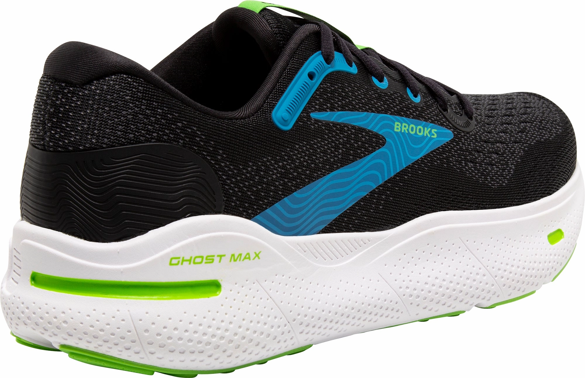 Brooks Ghost Max Mens Running Shoes - Black Distance Runners