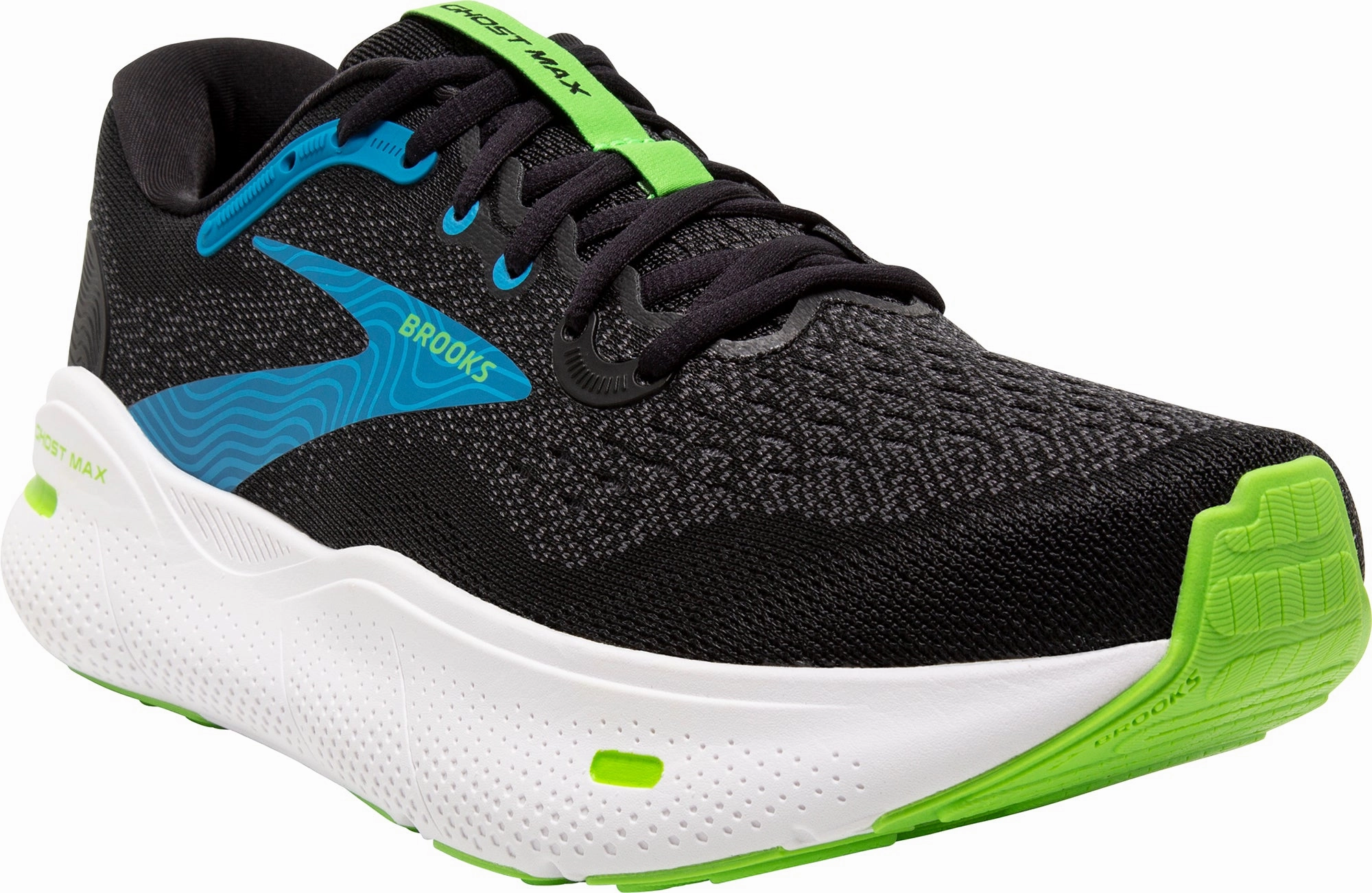 Brooks Ghost Max Mens Running Shoes - Black Distance Runners
