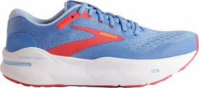 Brooks Ghost Max Womens Running Shoes - Blue Brooks cushioned sneakers for distance running