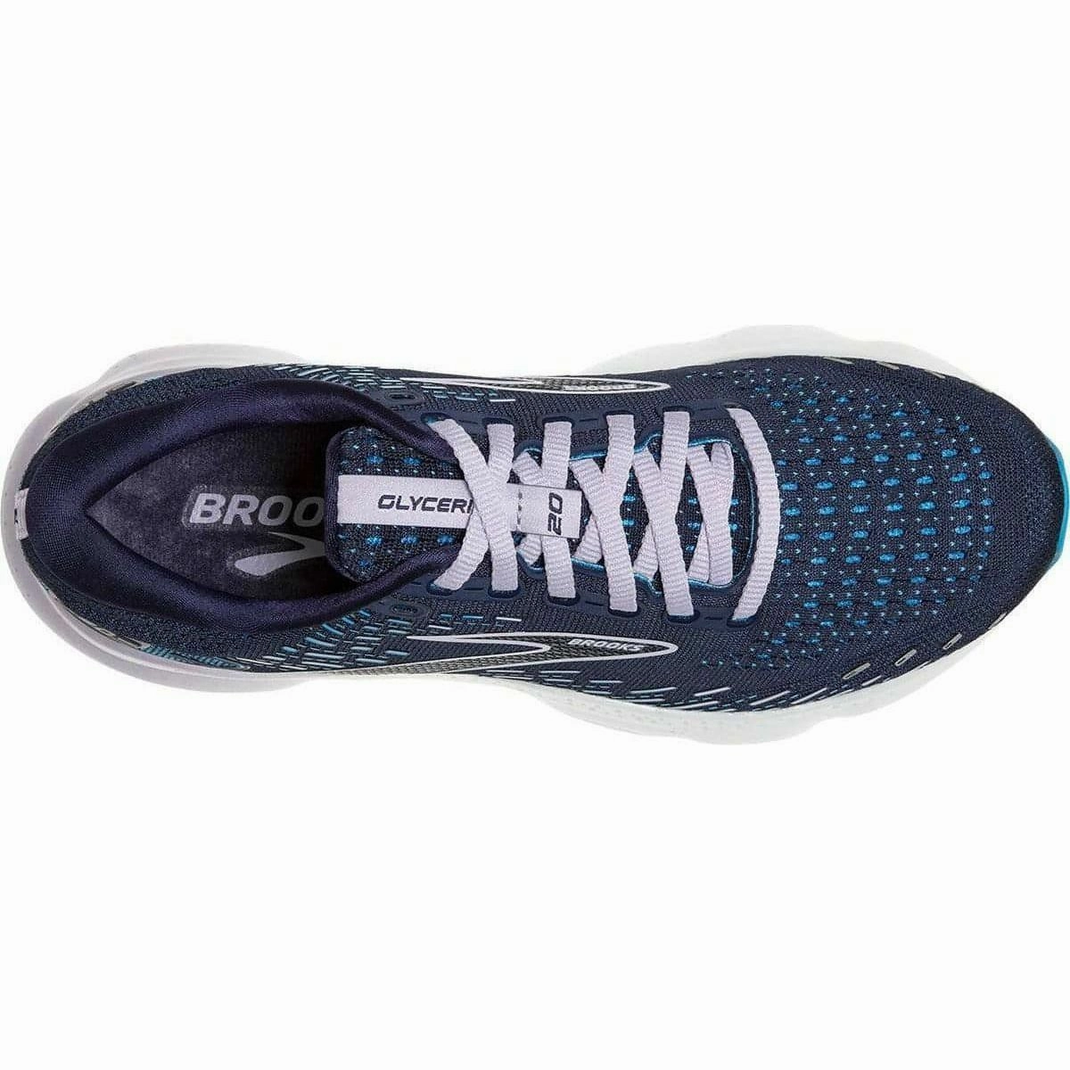 Brooks Glycerin 20 Womens Running Shoes - Blue Distance Runners
