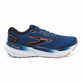 Brooks Glycerin 21 - Blue Opal - Black - Nasturtium Brooks running shoes with responsive cushioning