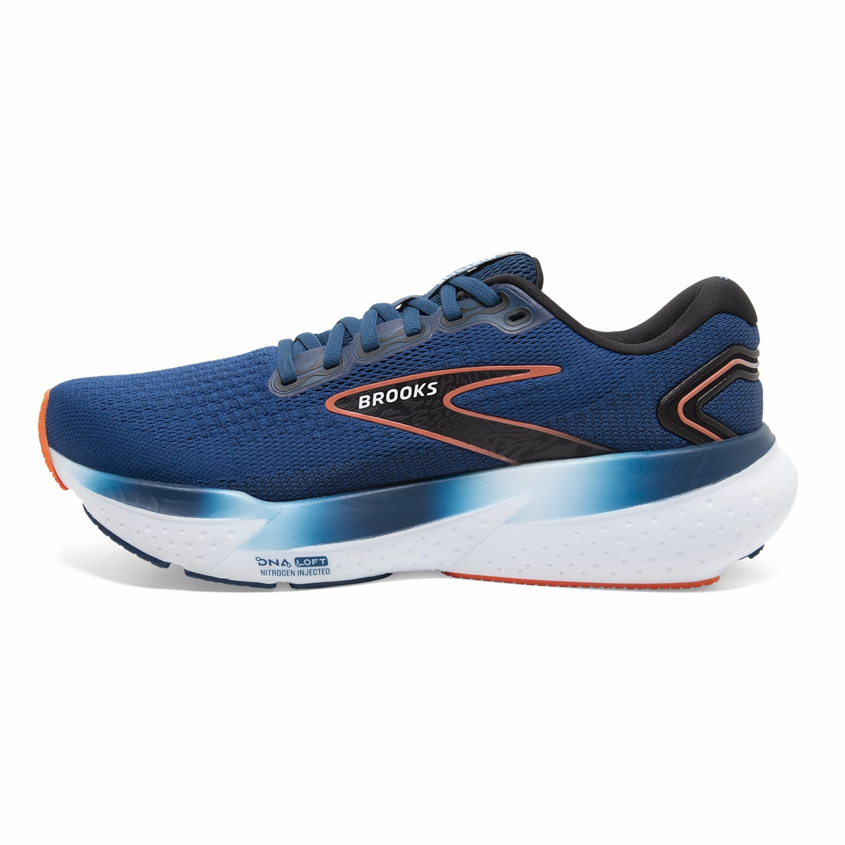 Brooks Glycerin 21 - Blue Opal - Black - Nasturtium Brooks performance running shoes