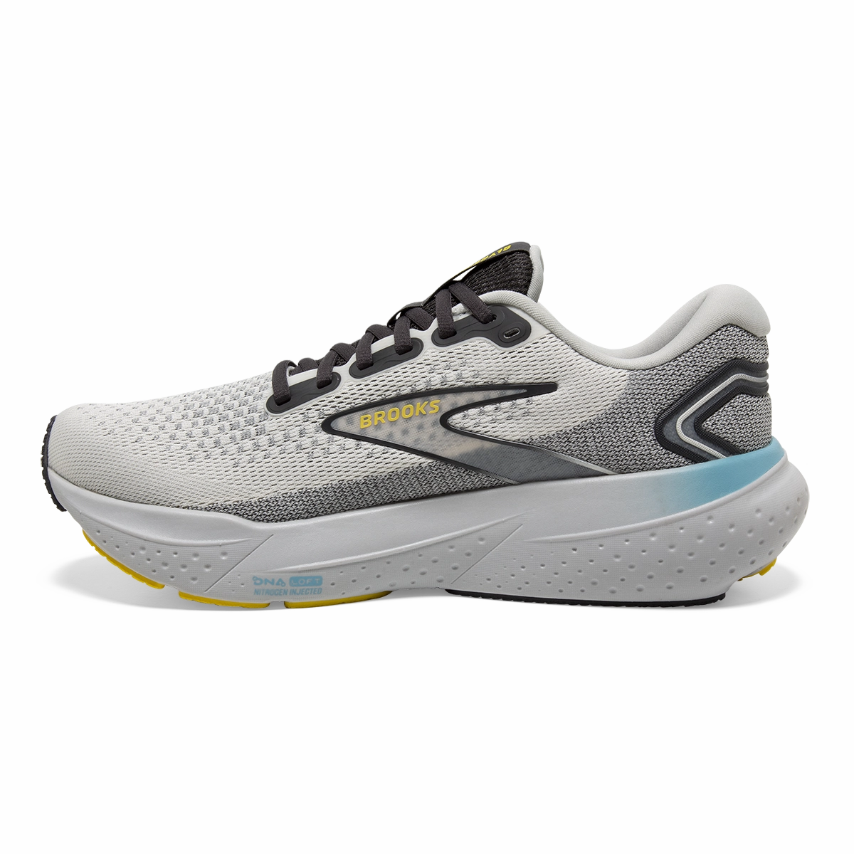 Brooks Glycerin 21 - Coconut - Forged Iron - Yellow Brooks performance running shoes