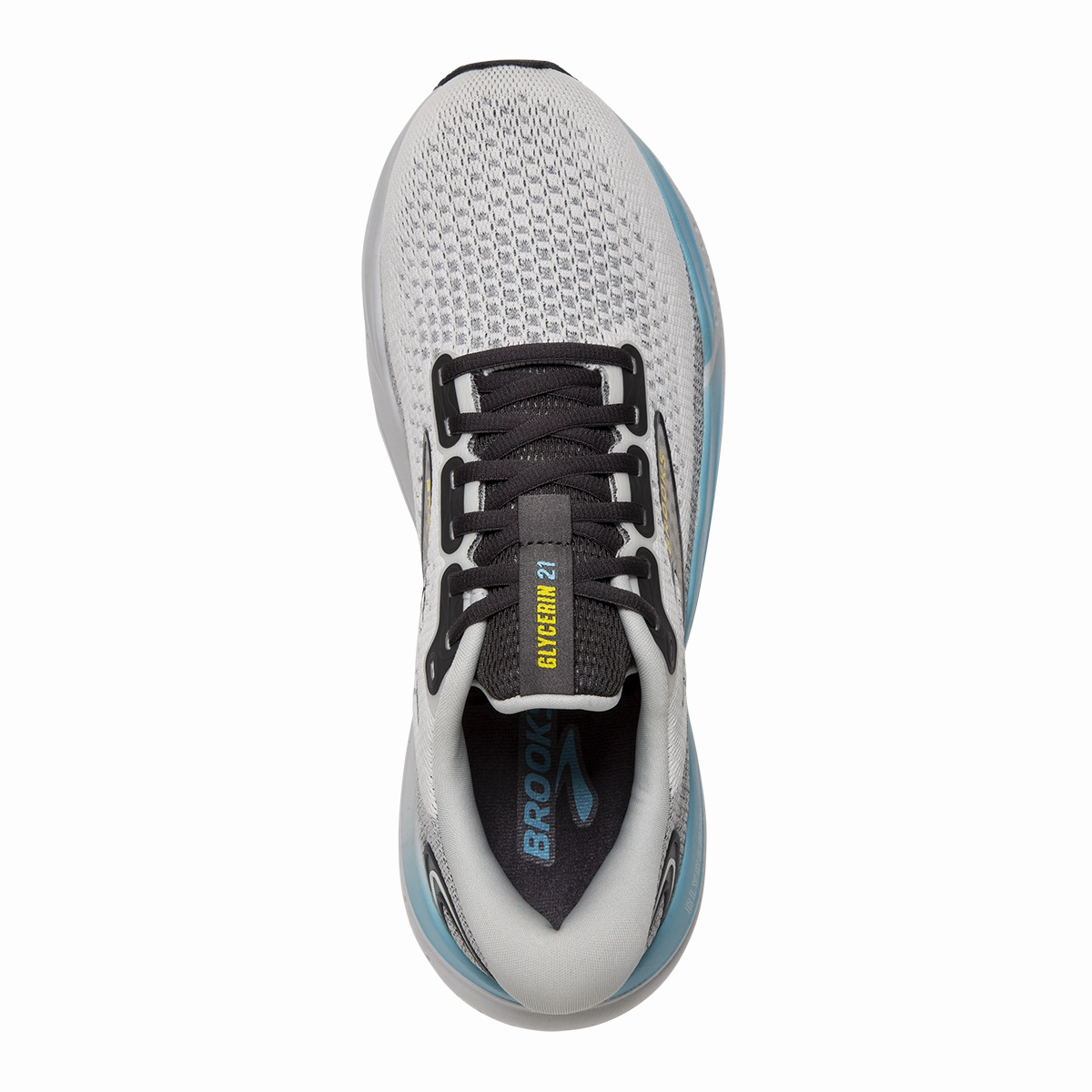 Brooks Glycerin 21 - Coconut - Forged Iron - Yellow Brooks performance running shoes