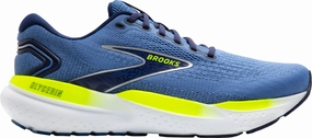 Brooks Glycerin 21 Mens Running Shoes - Blue Brooks cushioned sneakers for distance running