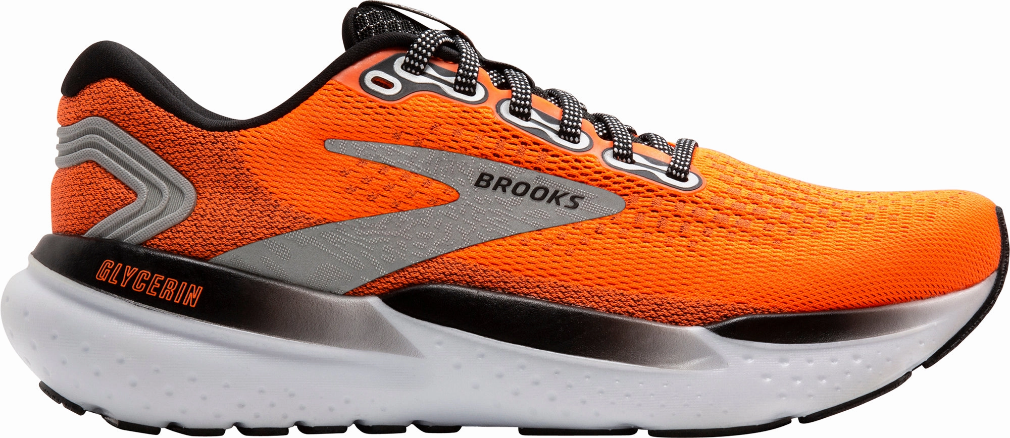 Brooks Glycerin 21 Mens Running Shoes - Orange Brooks cushioned sneakers for distance running