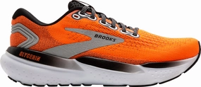 Brooks Glycerin 21 Mens Running Shoes - Orange Brooks cushioned sneakers for distance running
