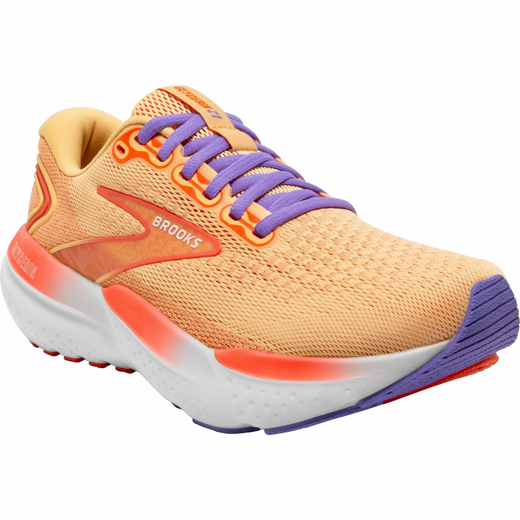 Brooks Glycerin 21 Womens Running Shoes - Orange Distance Runners