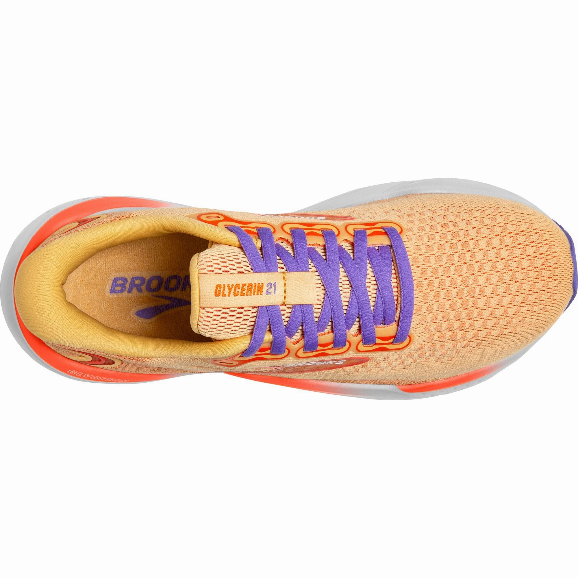 Brooks Glycerin 21 Womens Running Shoes - Orange Distance Runners