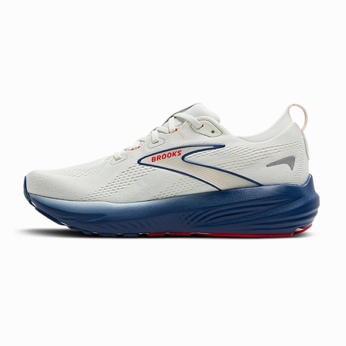Brooks Glycerin 22 Gray - Navy Peony - Fiery Red Brooks performance running shoes