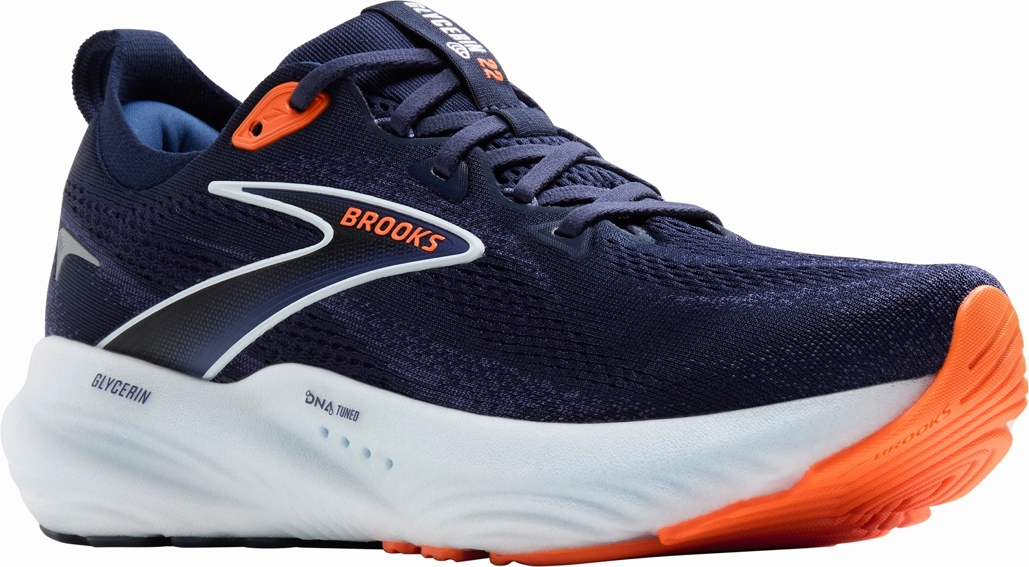Brooks Glycerin 22 Mens Running Shoes - Blue Training Sneakers