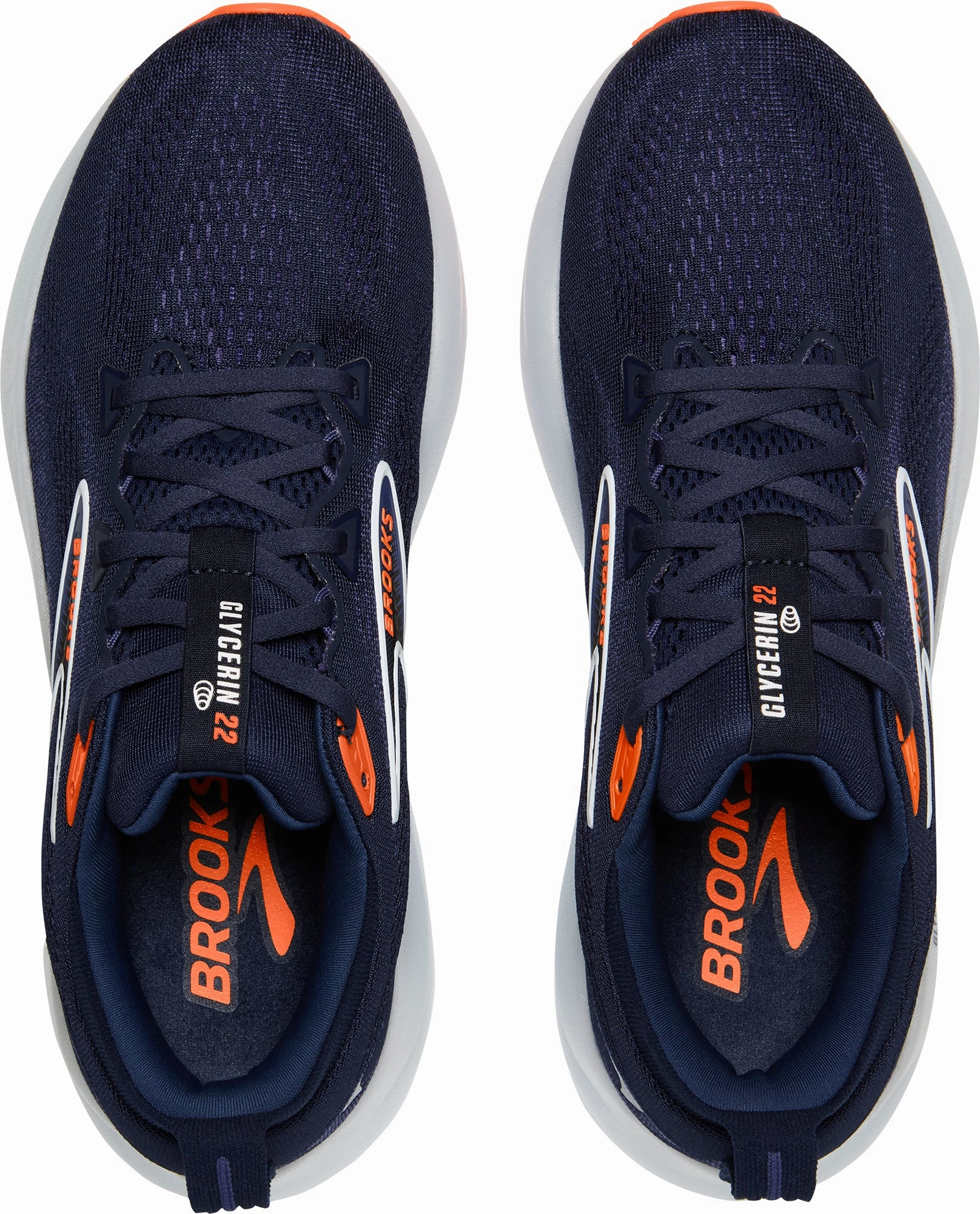 Brooks Glycerin 22 Mens Running Shoes - Blue Training Sneakers