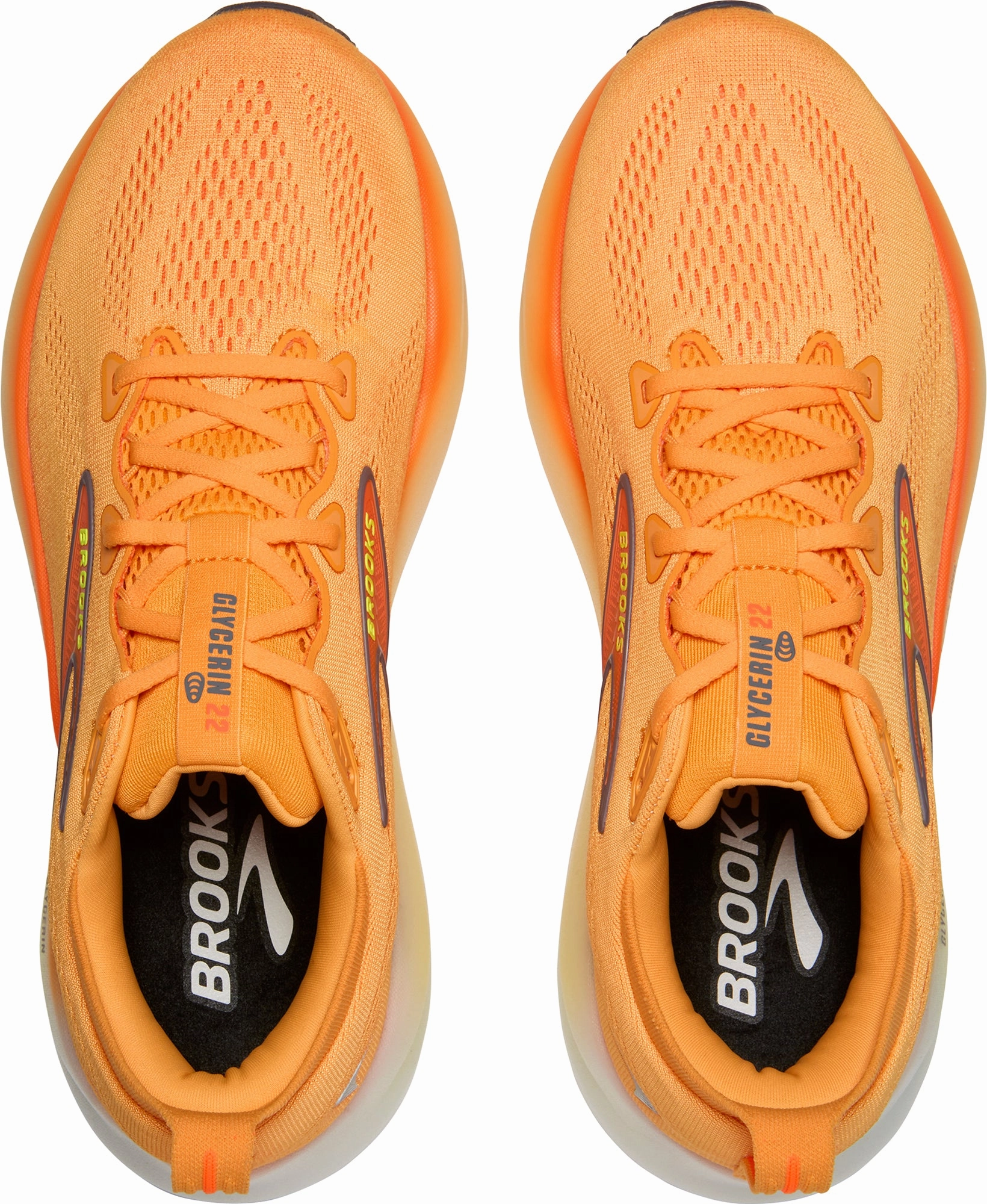 Brooks Glycerin 22 Mens Running Shoes - Orange Training Sneakers
