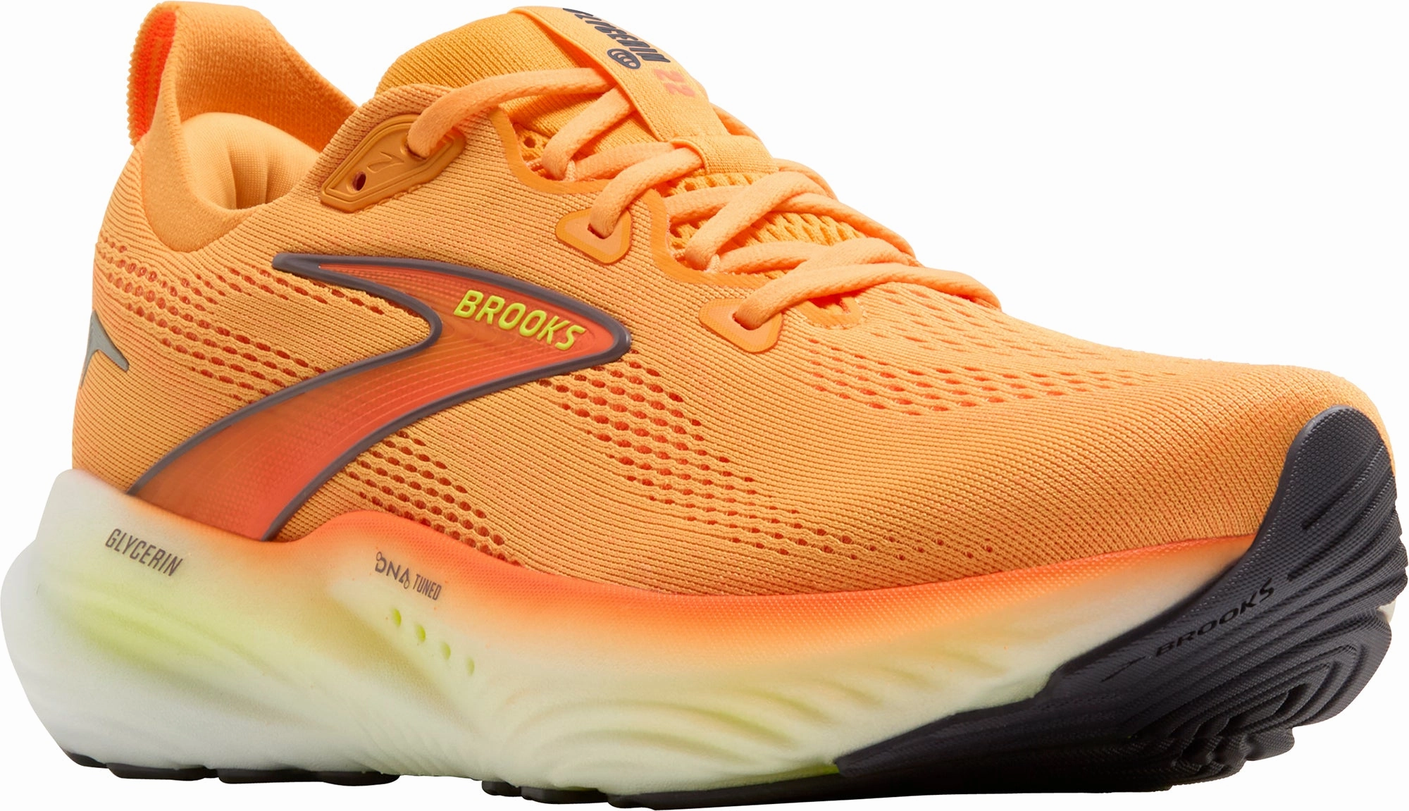 Brooks Glycerin 22 Mens Running Shoes - Orange Training Sneakers