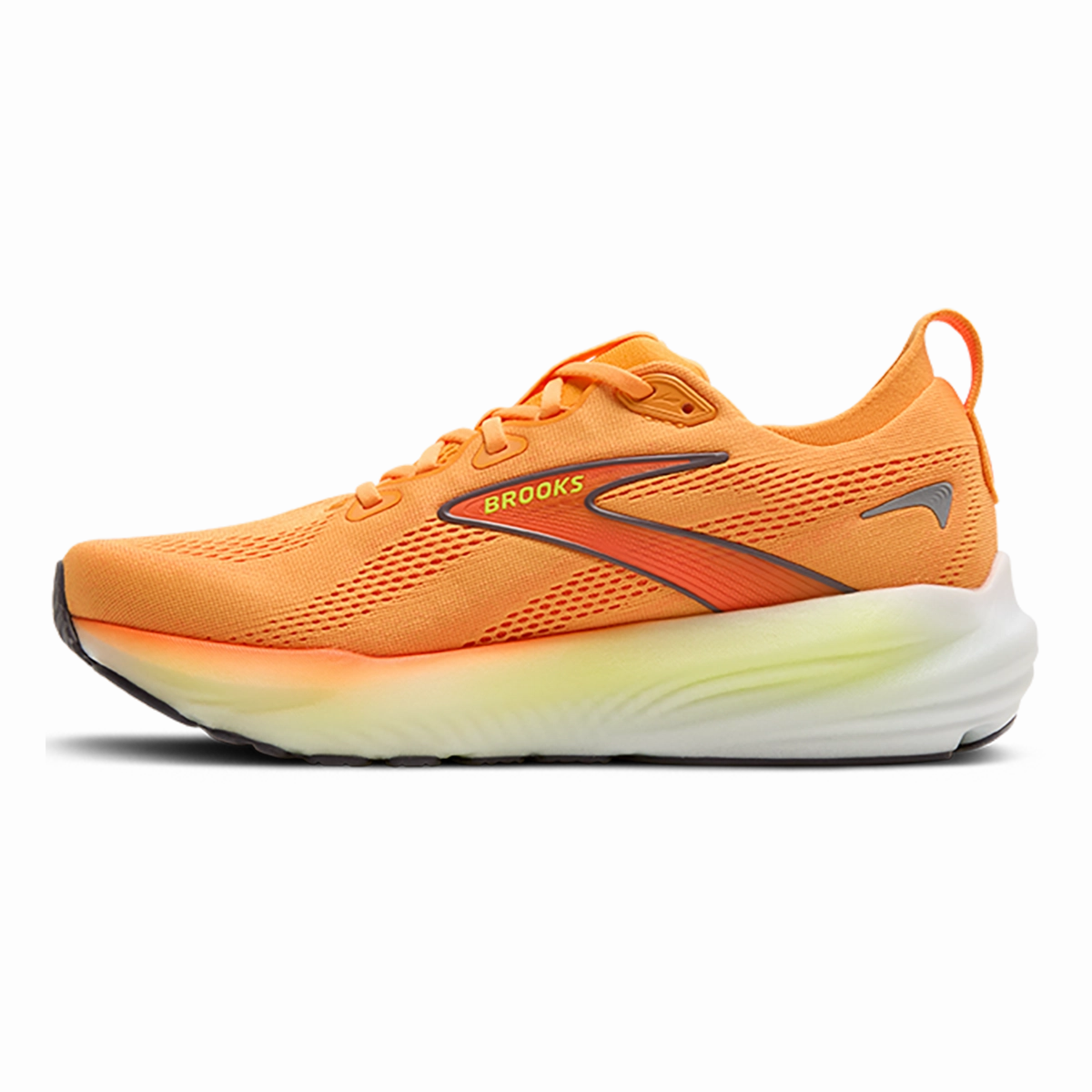 Brooks Glycerin 22 Orange - Nightlife - White Brooks performance running shoes