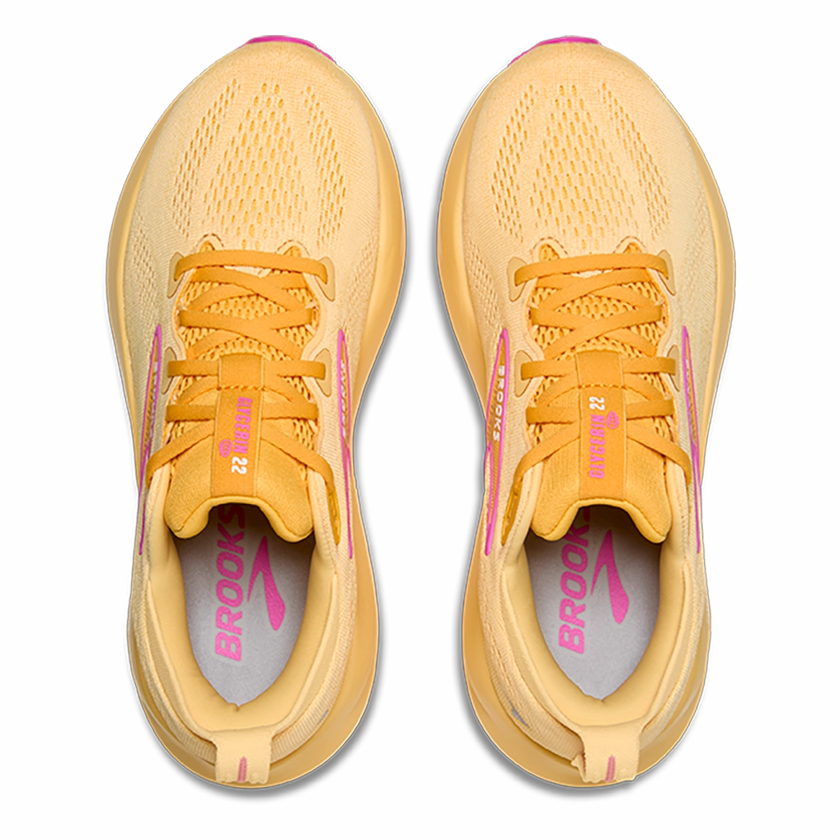 Brooks Glycerin 22 Sherbert - Apricot - Pink Brooks performance running shoes