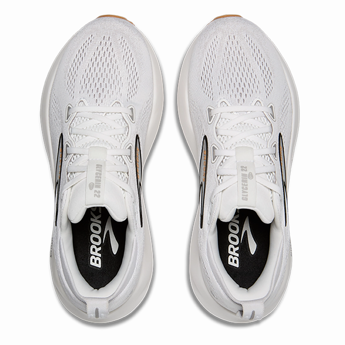 Brooks Glycerin 22 White - Grey - Black Brooks performance running shoes