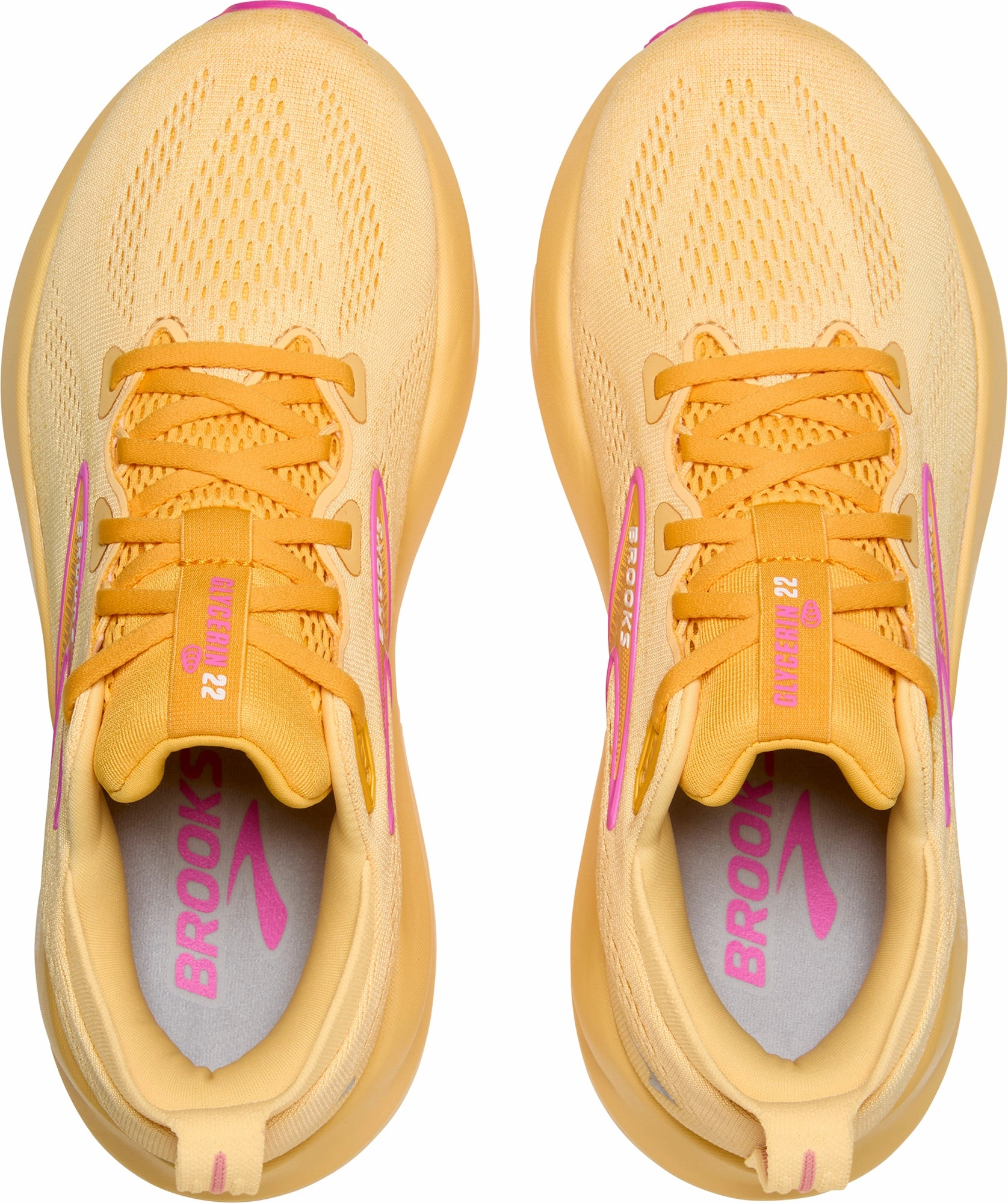Brooks Glycerin 22 Womens Running Shoes - Orange Training Sneakers