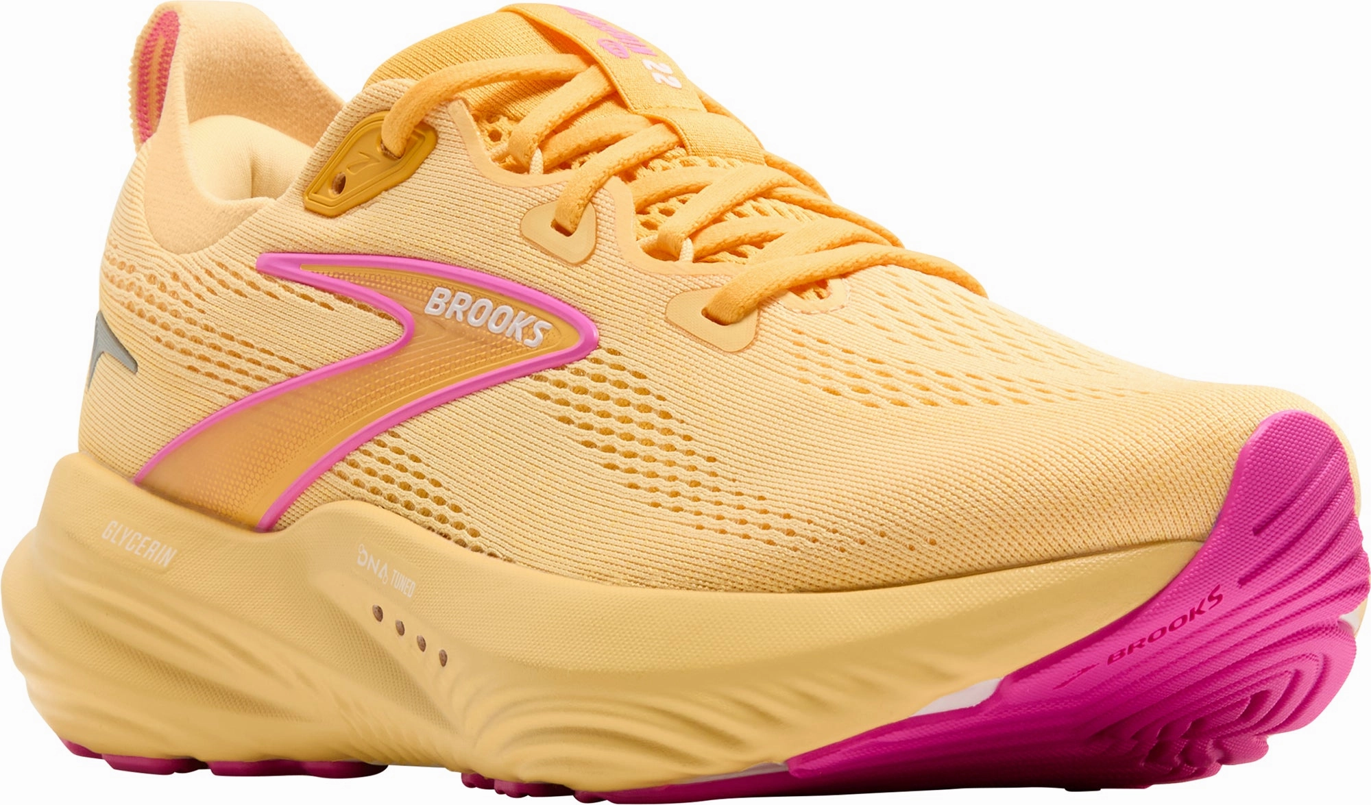 Brooks Glycerin 22 Womens Running Shoes - Orange Training Sneakers