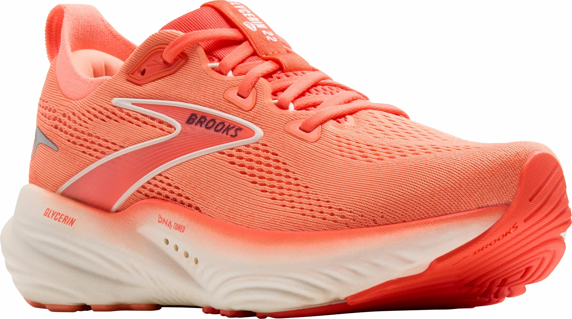 Brooks Glycerin 22 Womens Running Shoes - Pink Training Sneakers