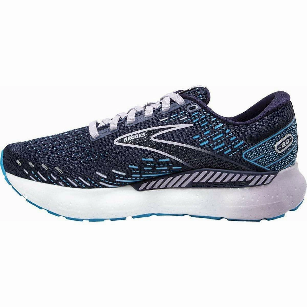 Brooks Glycerin GTS 20 Womens Running Shoes - Blue Distance Runners