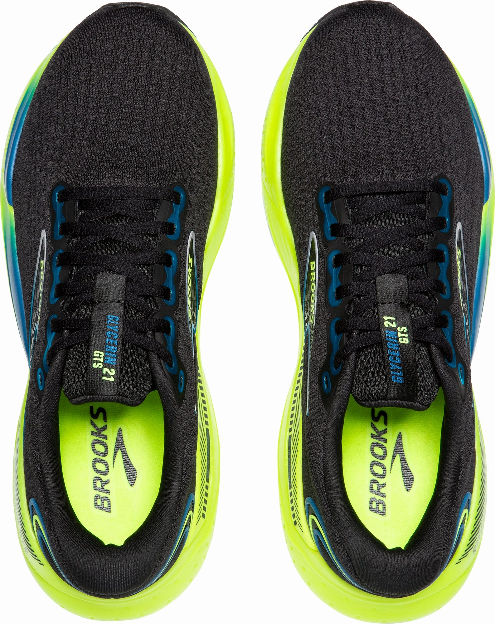 Brooks Glycerin GTS 21 Mens Running Shoes - Black Distance Runners