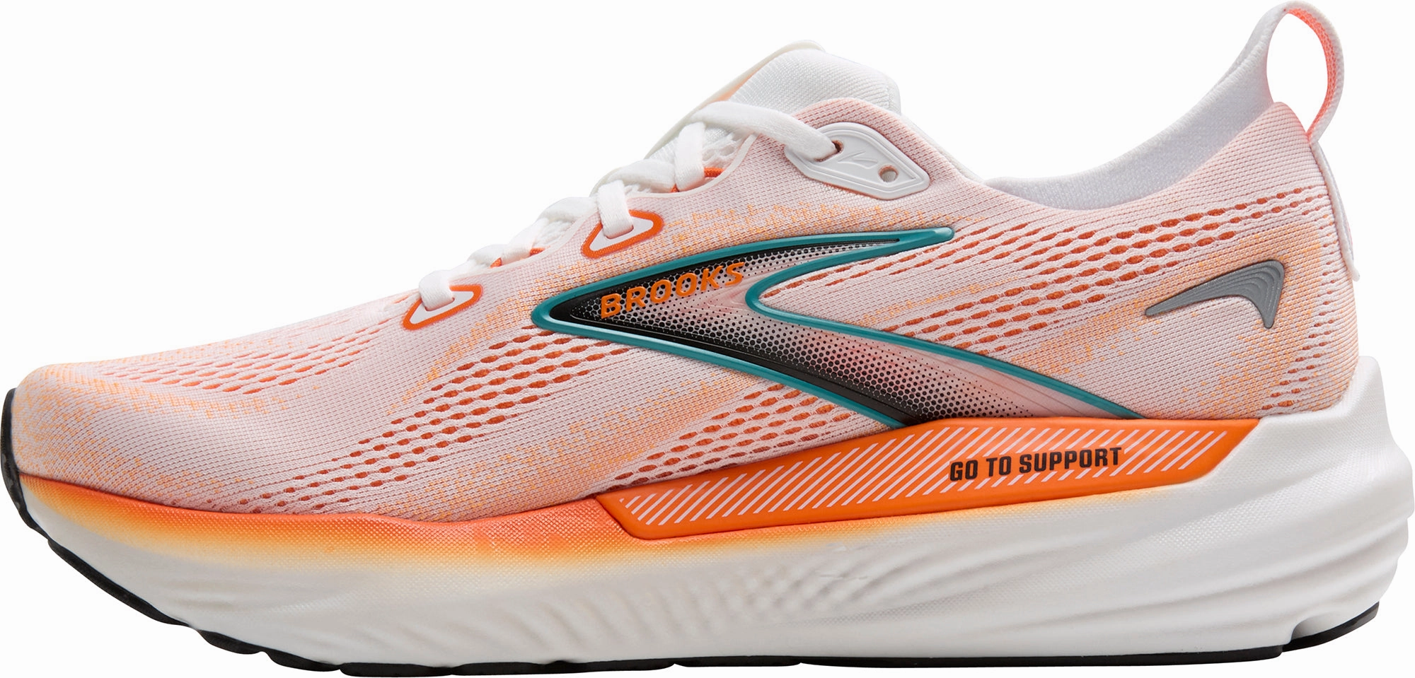 Brooks Glycerin GTS 22 Mens Running Shoes - Orange Training Sneakers