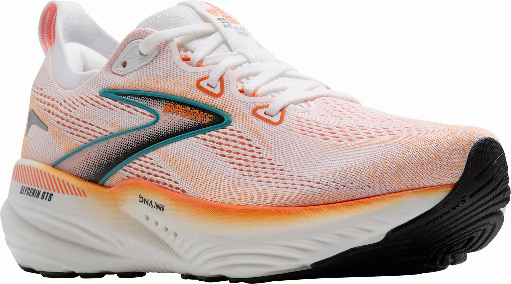 Brooks Glycerin GTS 22 Mens Running Shoes - Orange Training Sneakers