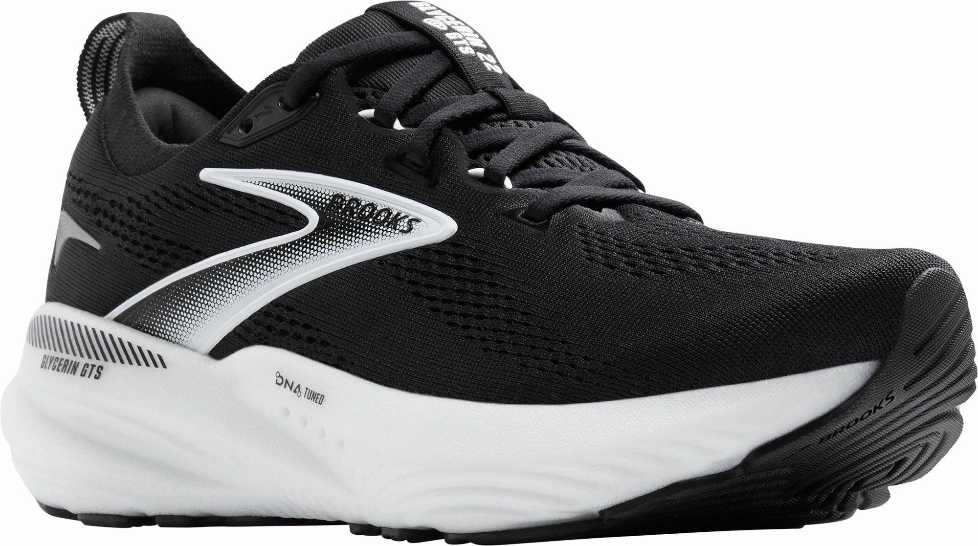 Brooks Glycerin GTS 22 WIDE FIT Womens Running Shoes - Black Distance Runners