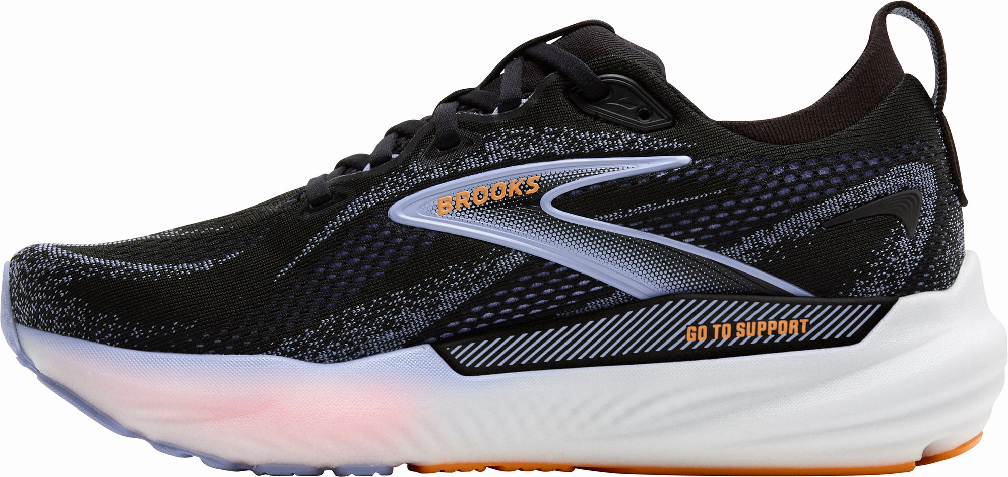 Brooks Glycerin GTS 22 Womens Running Shoes - Black Training Sneakers