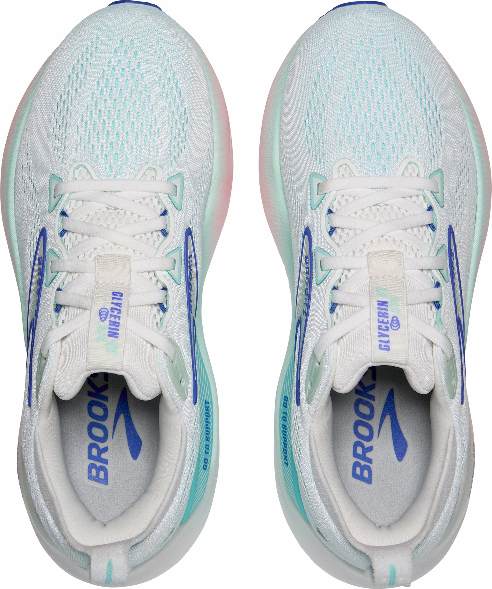Brooks Glycerin GTS 22 Womens Running Shoes - Green Distance Runners