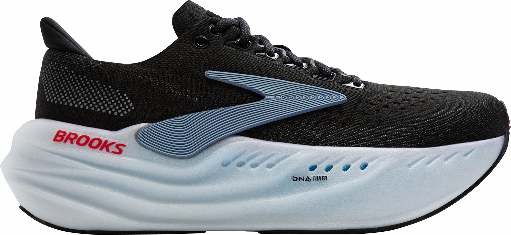 Brooks Glycerin Max Mens Running Shoes - Black Brooks cushioned sneakers for distance running