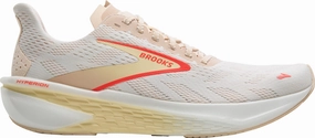 Brooks Hyperion 2 Womens Running Shoes - White Brooks cushioned sneakers for distance running