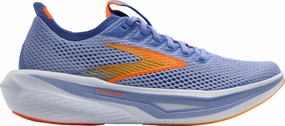 Brooks Hyperion 3 Womens Running Shoes - Blue Brooks cushioned sneakers for distance running