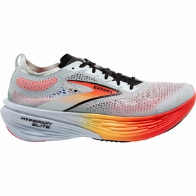 Brooks Hyperion Elite 4 Running Shoes - Grey Brooks cushioned sneakers for distance running