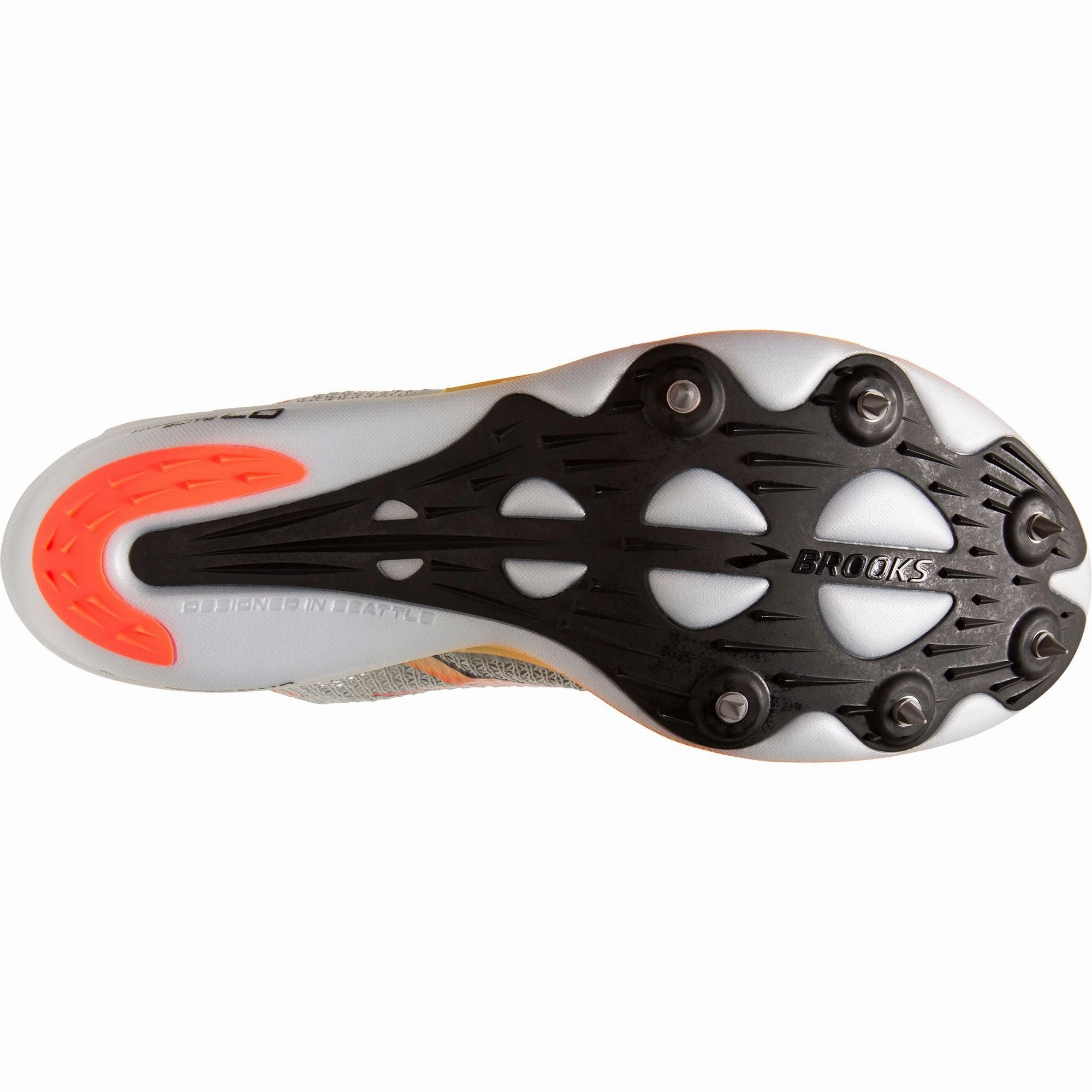 Brooks Hyperion Elite LD Running Spikes - Grey Distance Runners