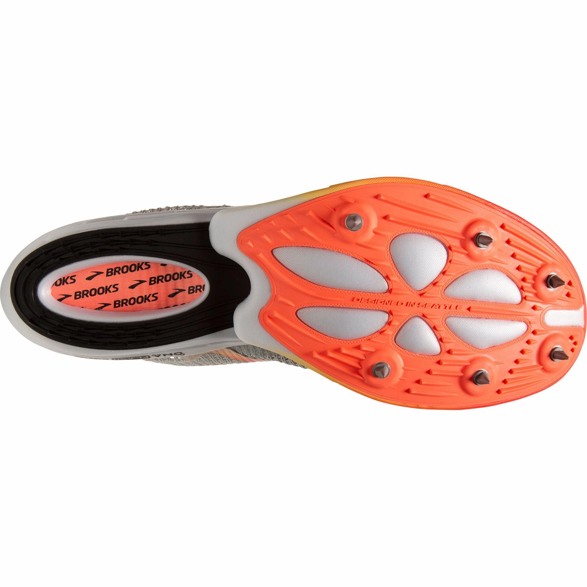 Brooks Hyperion Elite MD Running Spikes - Grey Distance Runners