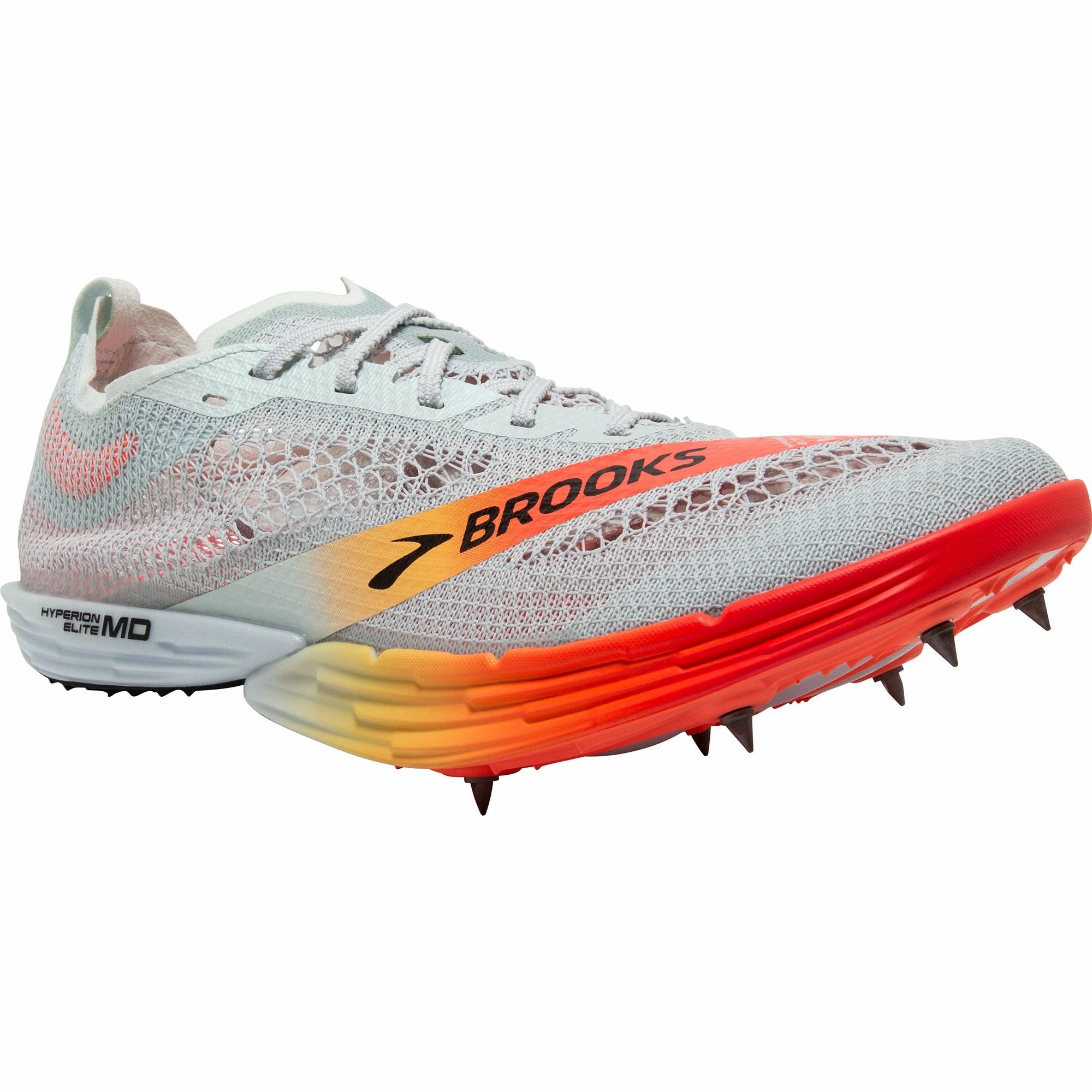 Brooks Hyperion Elite MD Running Spikes - Grey Distance Runners