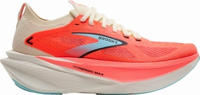 Brooks Hyperion Max 3 Womens Running Shoes - Orange Brooks cushioned sneakers for distance running