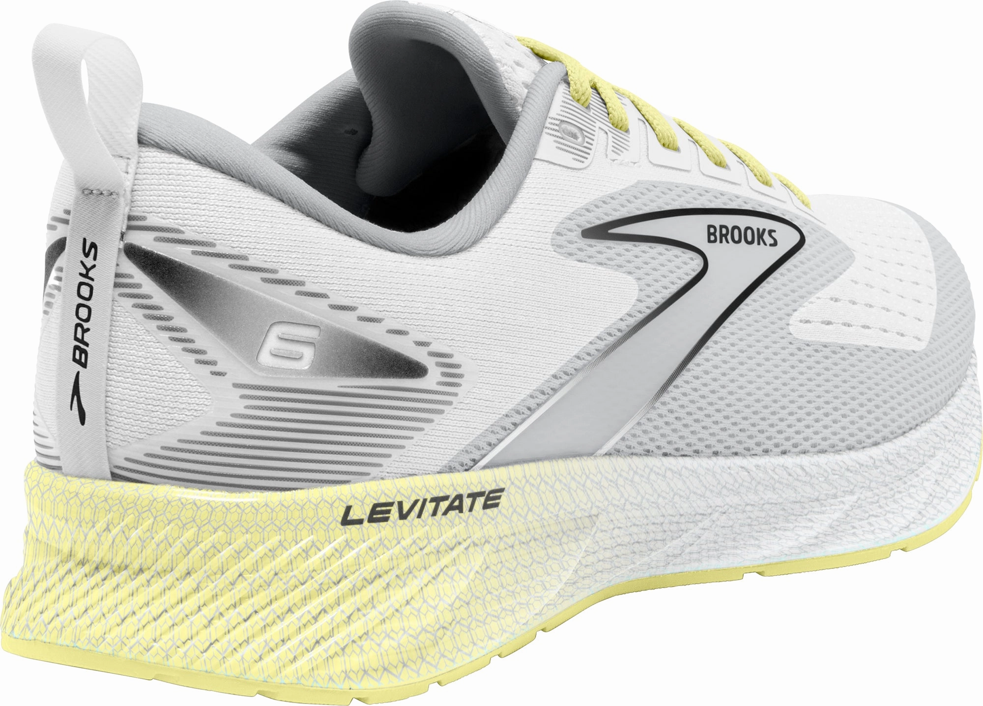 Brooks Levitate 6 Womens Running Shoes - White Distance Runners