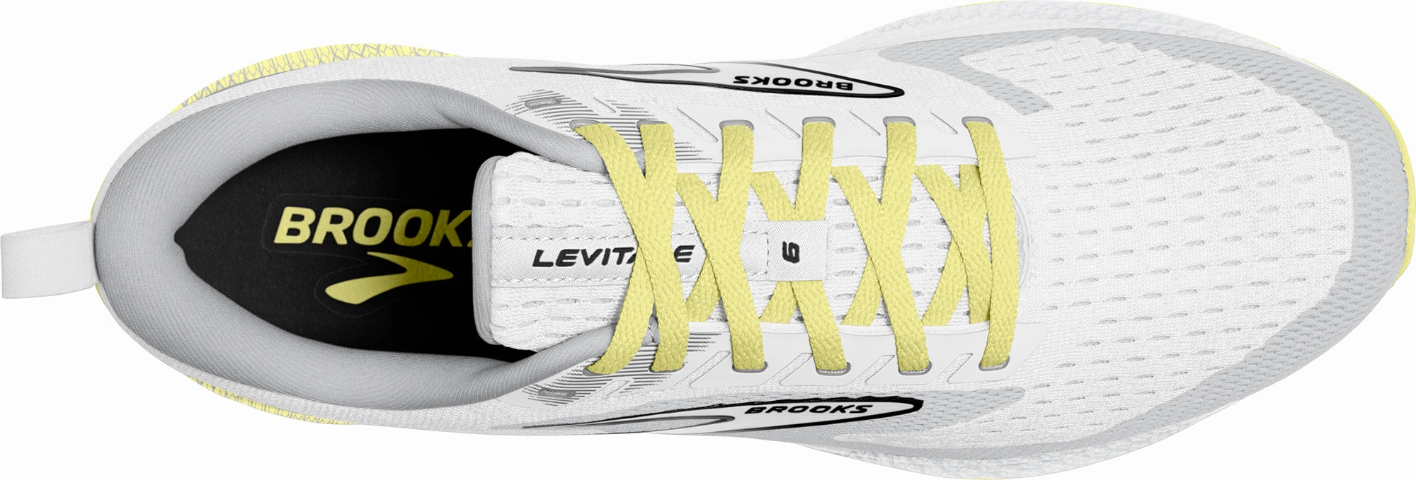 Brooks Levitate 6 Womens Running Shoes - White Distance Runners