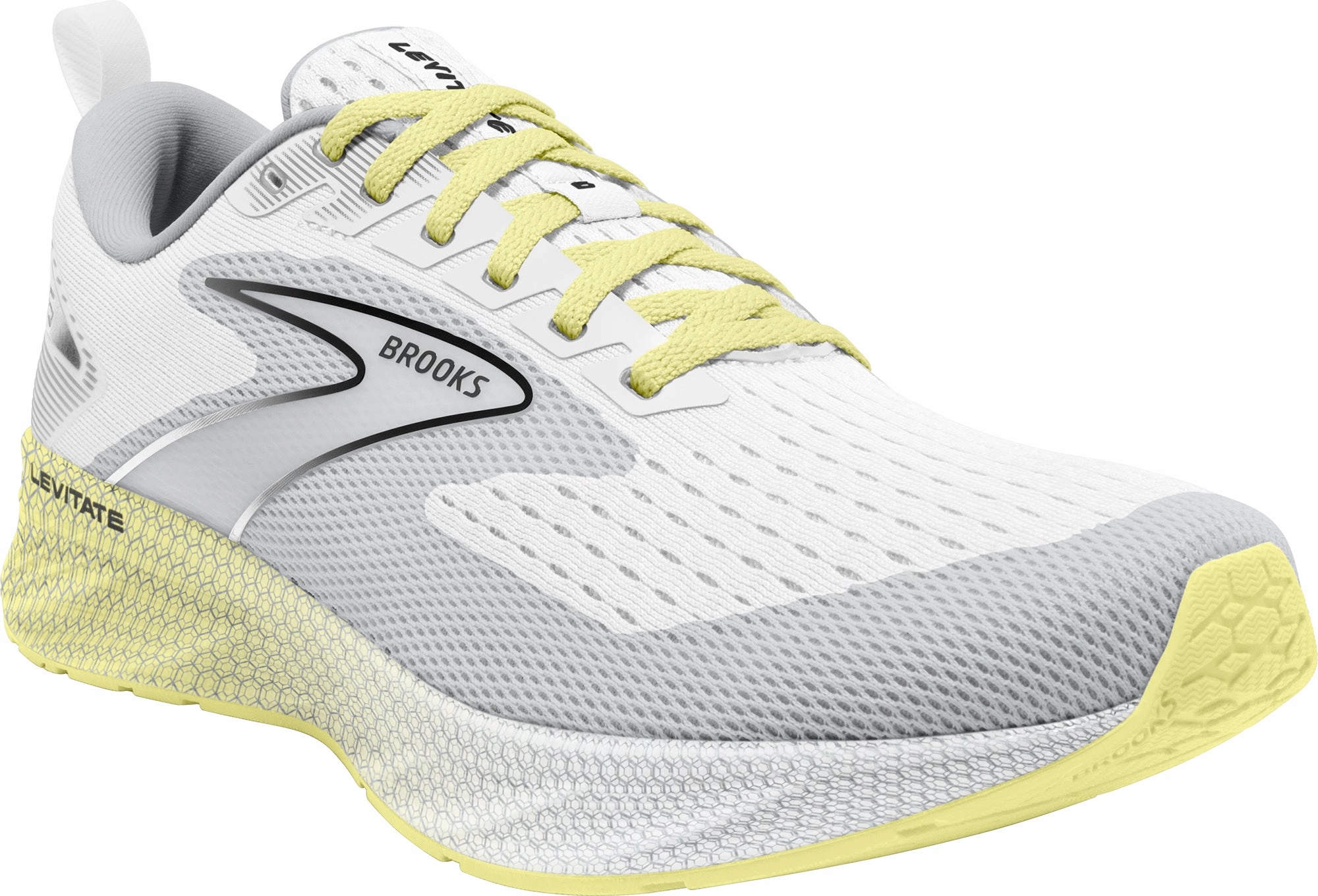 Brooks Levitate 6 Womens Running Shoes - White Distance Runners