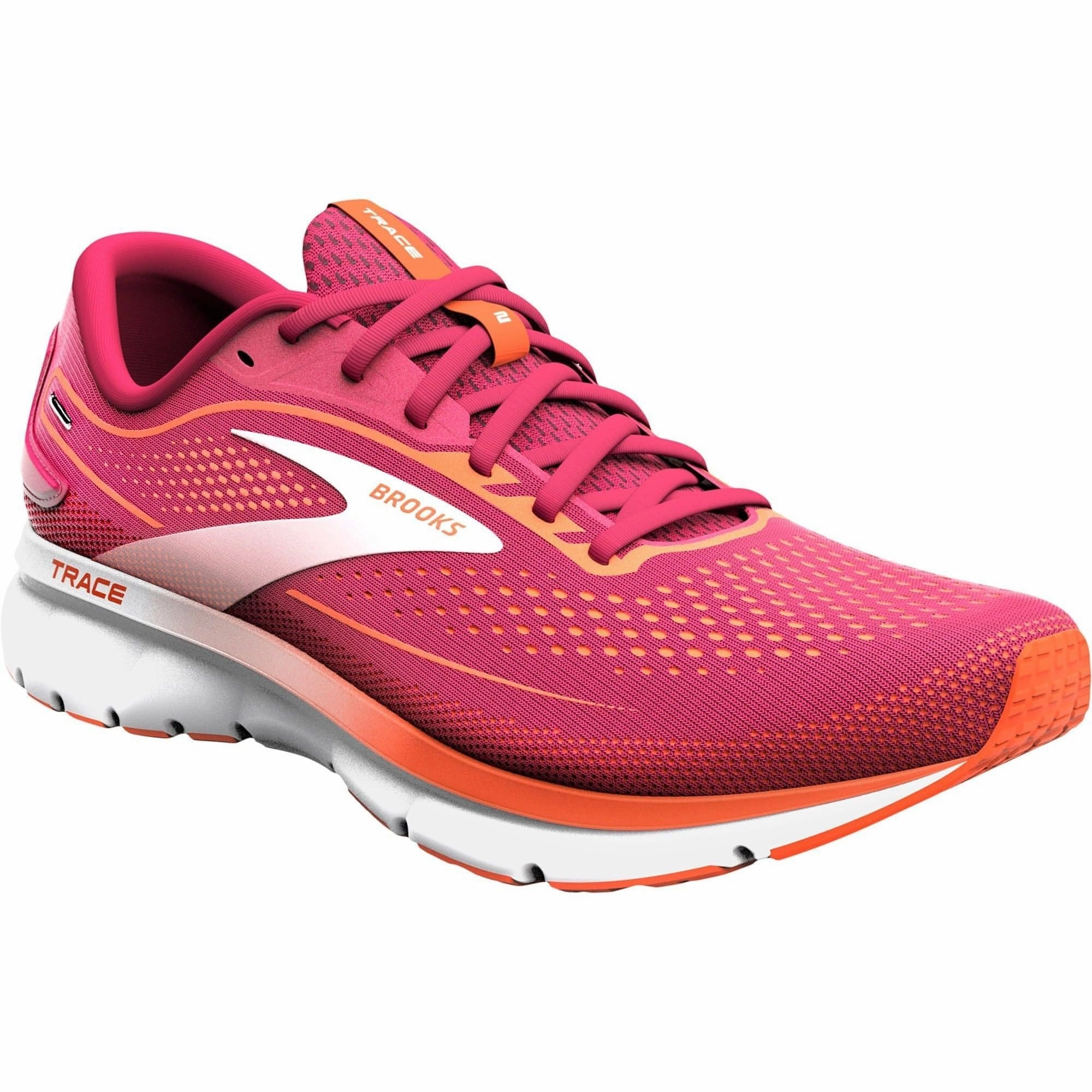 Brooks Trace 2 Womens Running Shoes - Pink Distance Runners