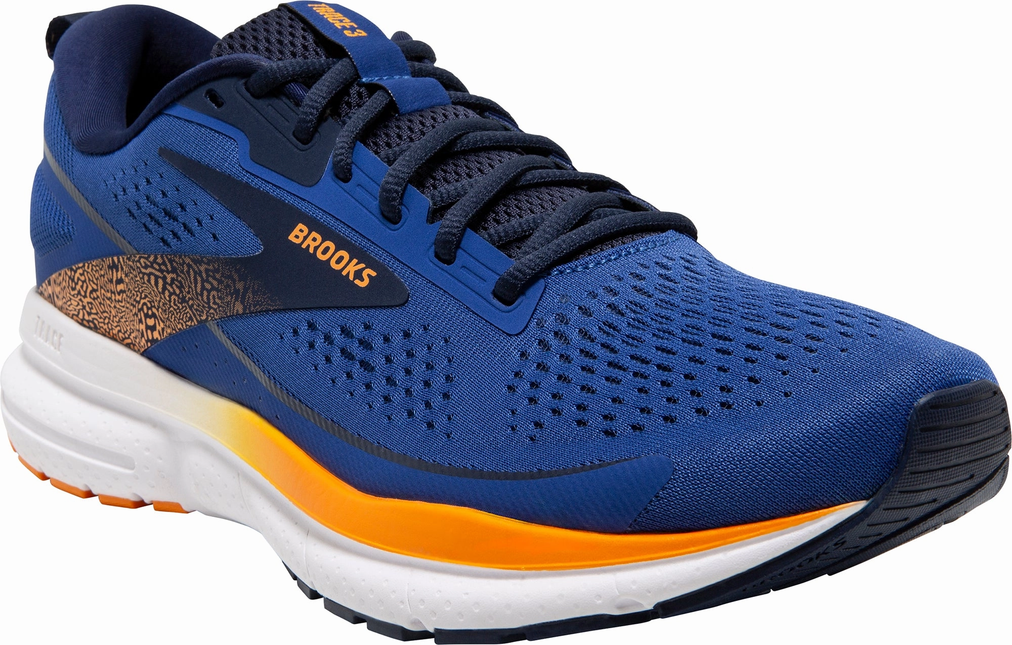 Brooks Trace 3 Mens Running Shoes - Blue Distance Runners