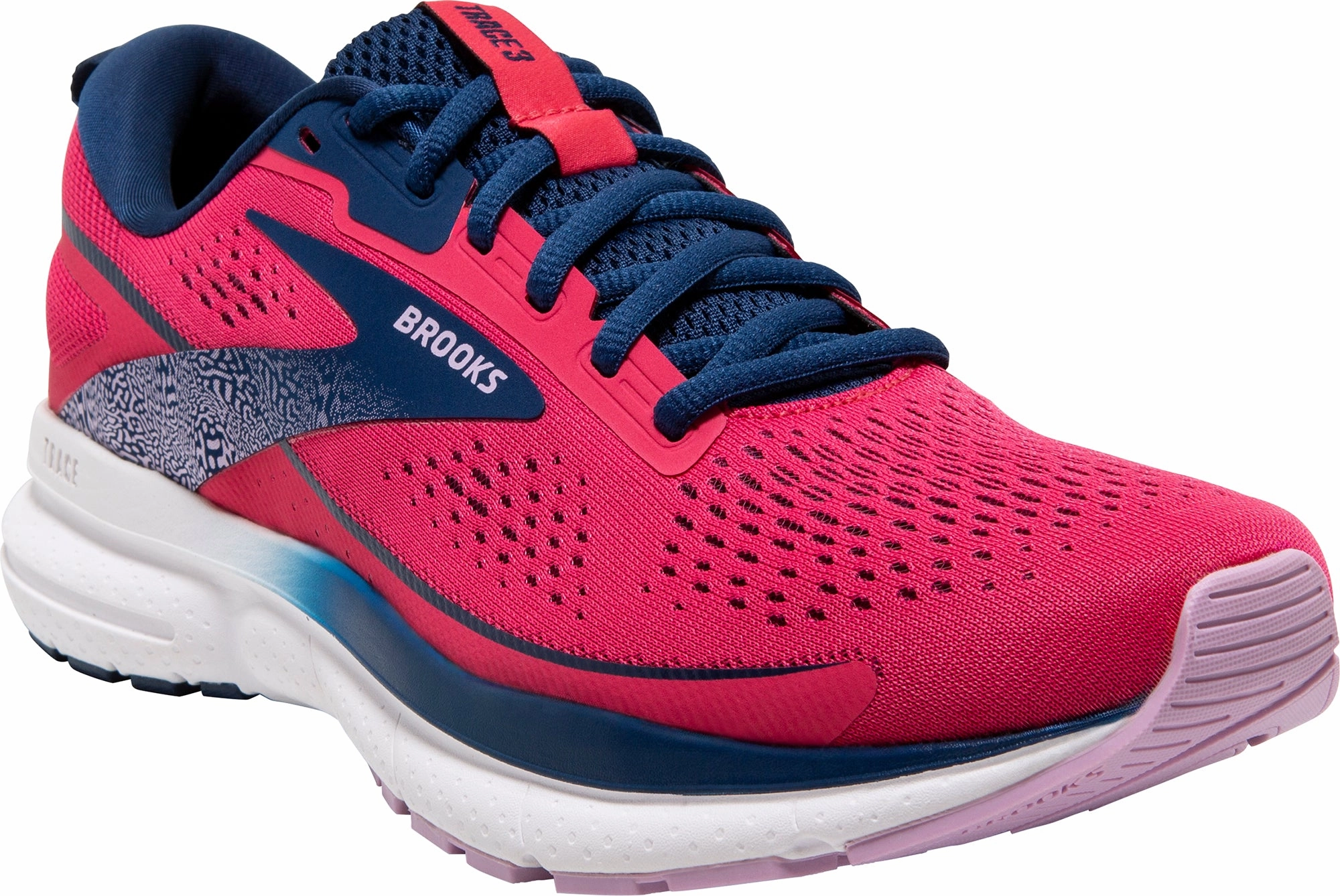 Brooks Trace 3 Womens Running Shoes - Pink Distance Runners