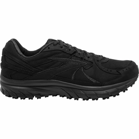 Brooks Zeal Walker Mens Walking Shoes - Black Brooks cushioned sneakers for distance running