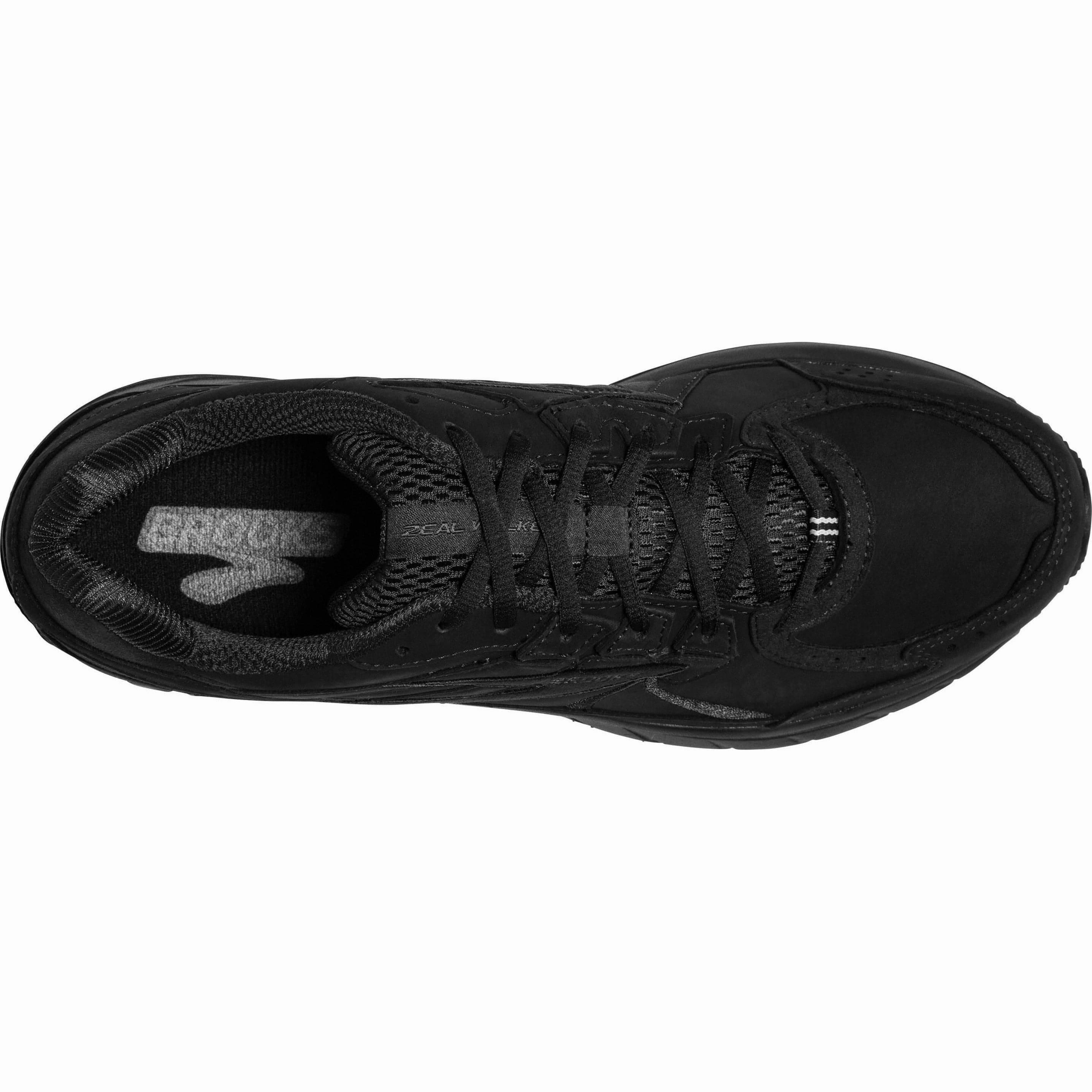 Brooks Zeal Walker Mens Walking Shoes - Black Training Sneakers